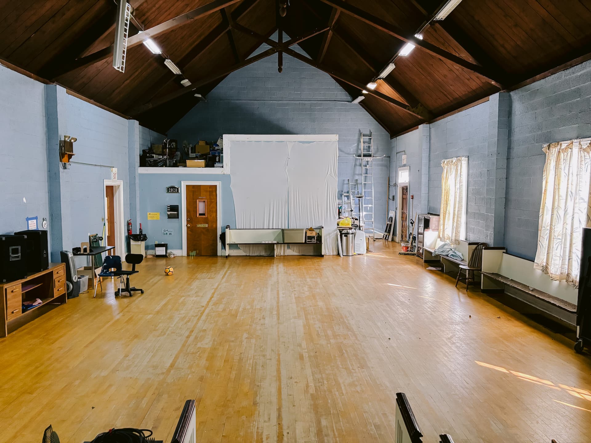 Current auditorium open floor