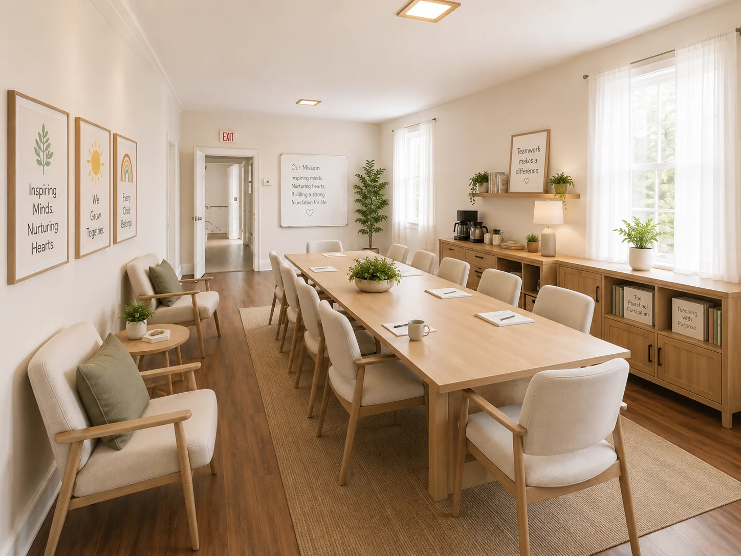 Alternate potential staff meeting room concept