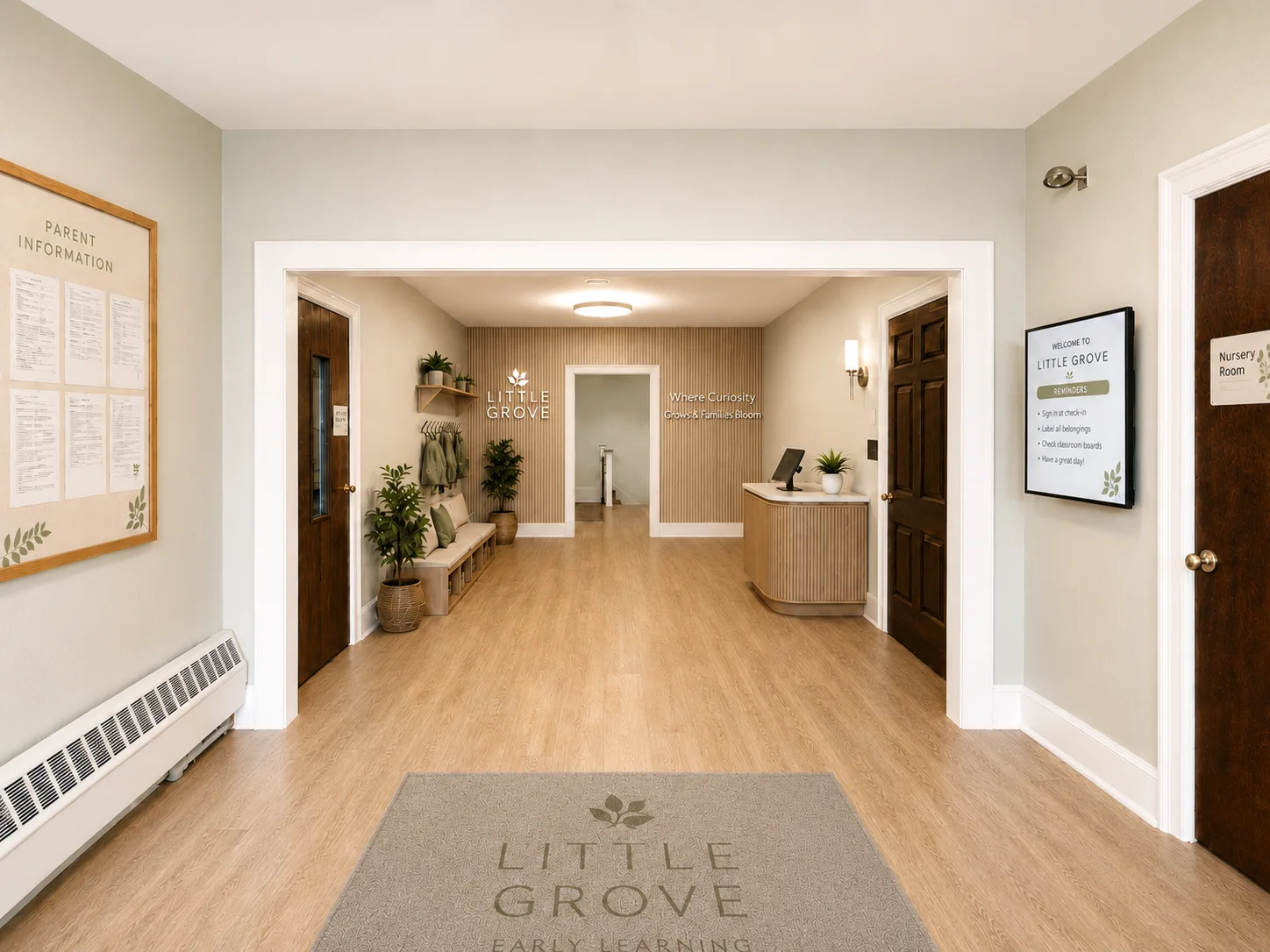 Potential upstairs entryway reception concept