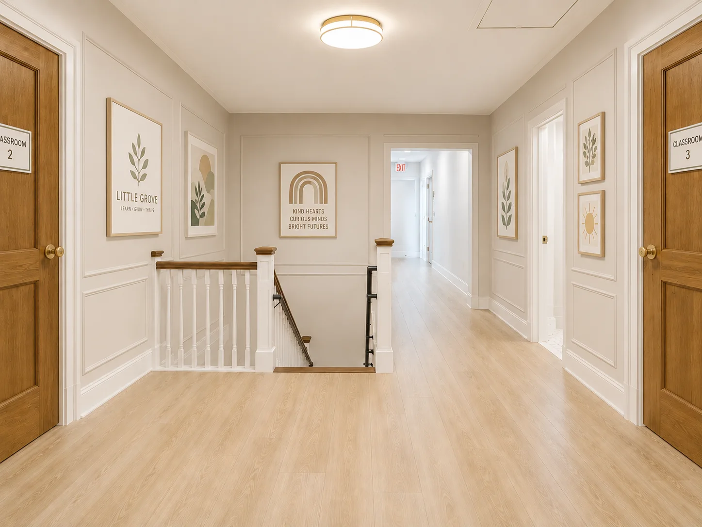 Alternate potential upstairs entryway concept