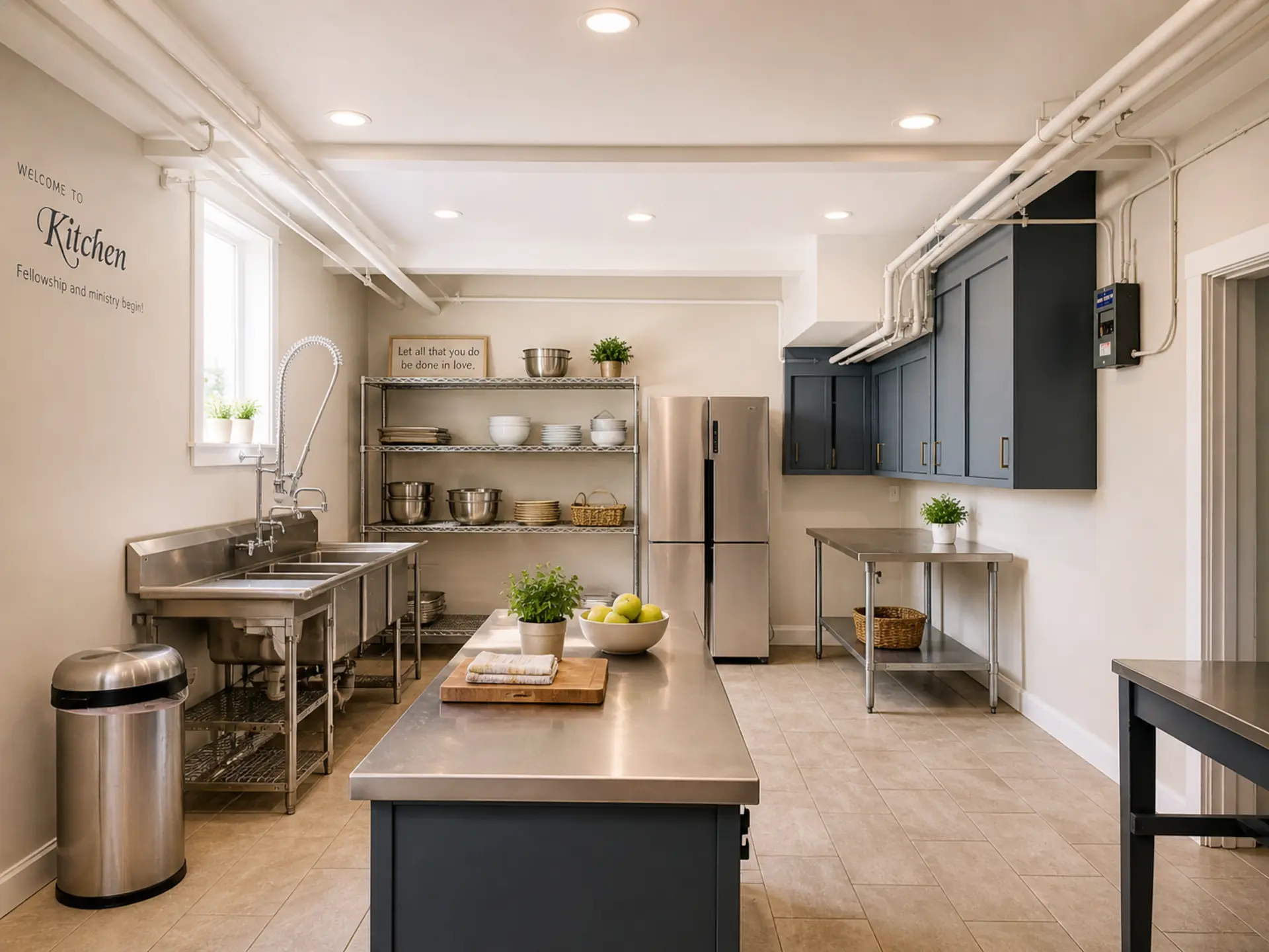 Virtually staged kitchen concept
